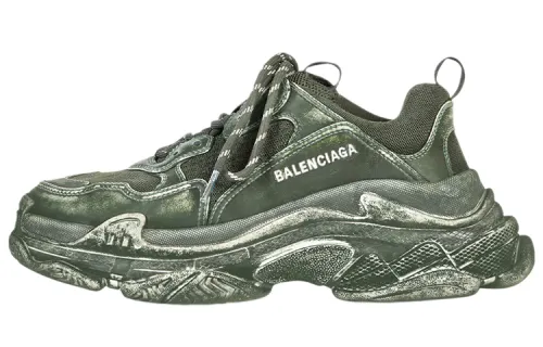 Balenciaga Triple S Faded Green