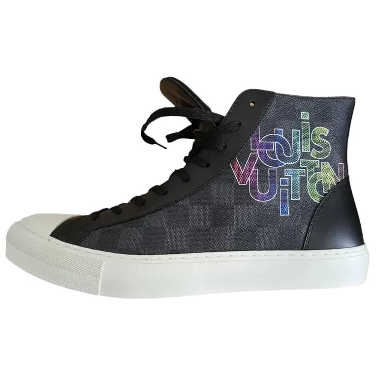 LOUIS VUITTON Tattoo Ankle Sneakers 'Grey'