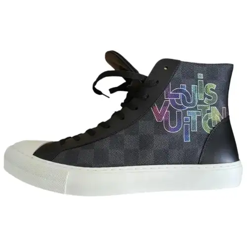 LOUIS VUITTON Tattoo Ankle Sneakers 'Grey'