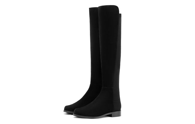 Stuart Weitzman/SW 5050 Leather Over The Knee High Boots Women's Black