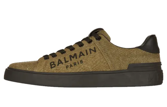 BALMAIN Logo-print B-Court Sneakers