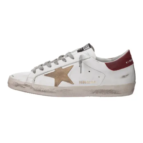 Golden Goose Super Star Low top Stylish Skateboarding Shoes Men's White