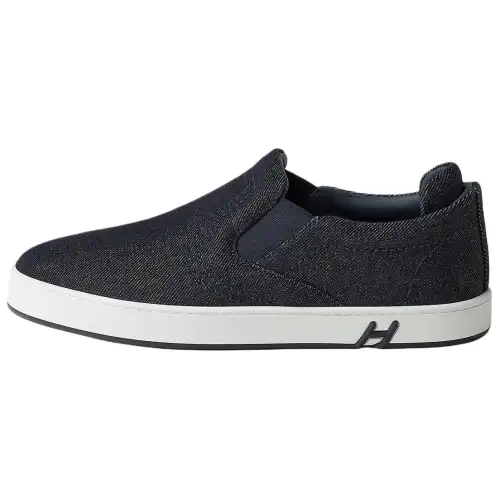 HERMES Lucky Low top Casual Shoes Women's Blue