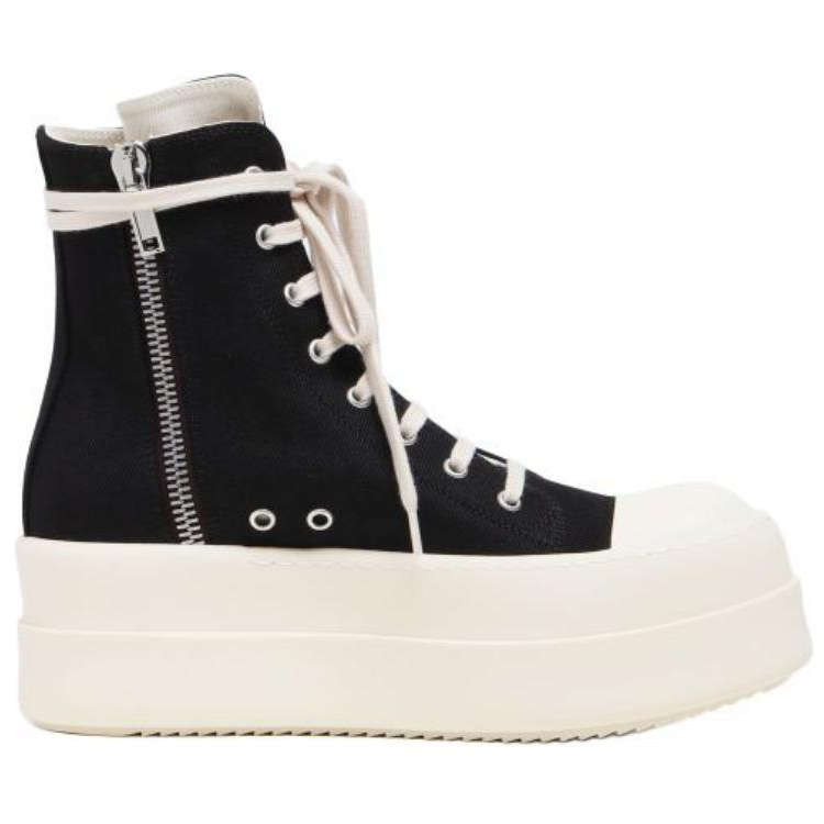 Rick Owens DRKSHDW High top Skateboard Shoes Women's Black