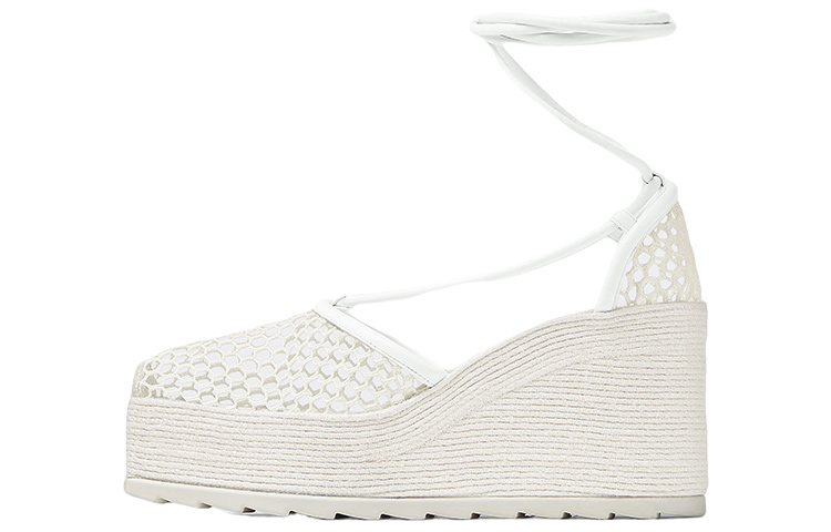 Женские сабо Bottega Veneta Stretch (белый)