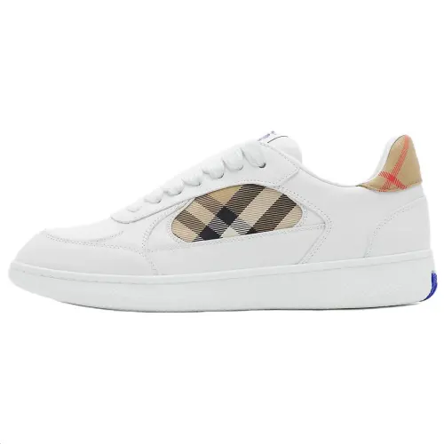 Burberry Terrace Low top Skateboard Shoes Women's White