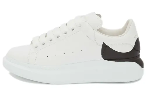 Alexander McQueen Oversized Sneaker 'White Black Heel' Women's