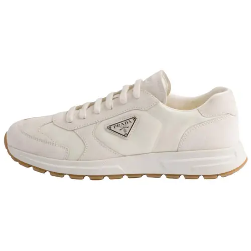 PRADA Re Nylon Prax Low top Casual Shoes Men's Ivory White
