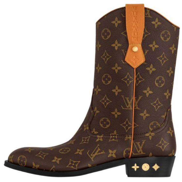 LOUIS VUITTON Rider 2025 Spring Summer Men's Collection Ankle Boots Men's Brown