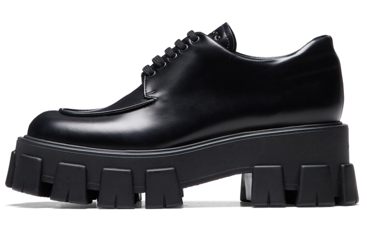 Женские туфли Prada Monolith (черные)