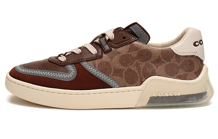 Мужские кеды COACH CitySole Cour (коричневые)