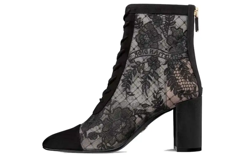 DIOR Naughtily D Ankle Boots Women's Black