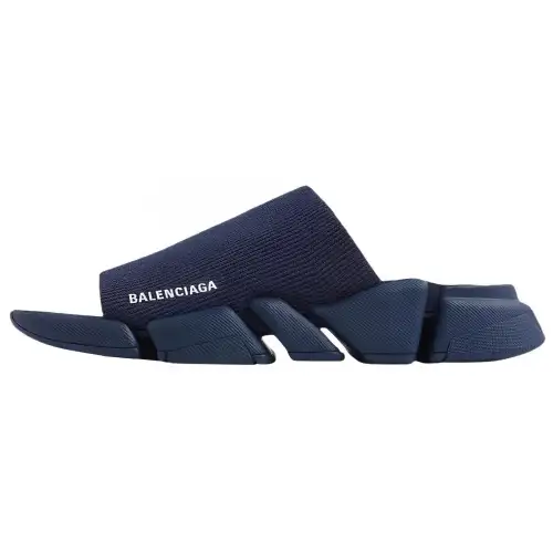 Balenciaga Speed 2.0 Slide Sandal 'Navy'