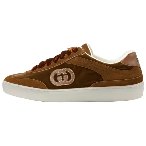 GUCCI G75 Low top Skateboard Shoes Women's Brown