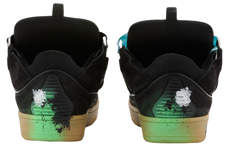 Lanvin Leather Curb Gallery Dept. Black Multi Women's