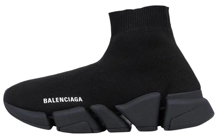 Balenciaga Speed 2.0 Shiny Black Women's