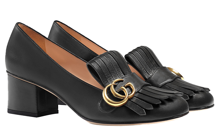 Женские туфли Gucci GG Marmont (черный) — фото 2
