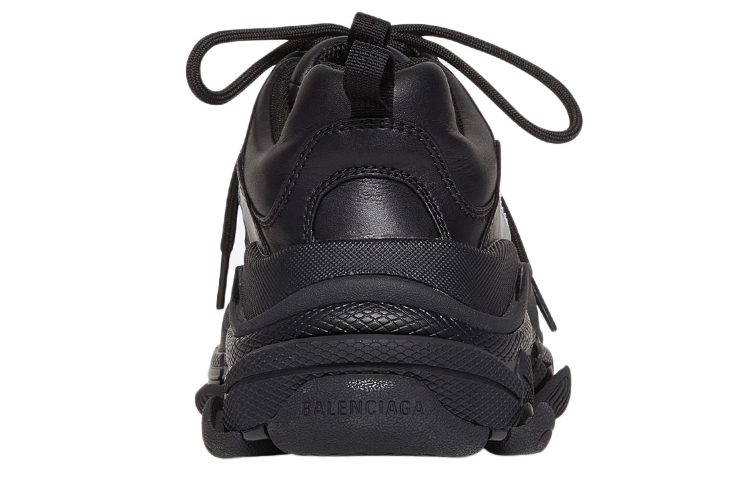 Мужские кроссовки Balenciaga Triple S (черные) — фото 5