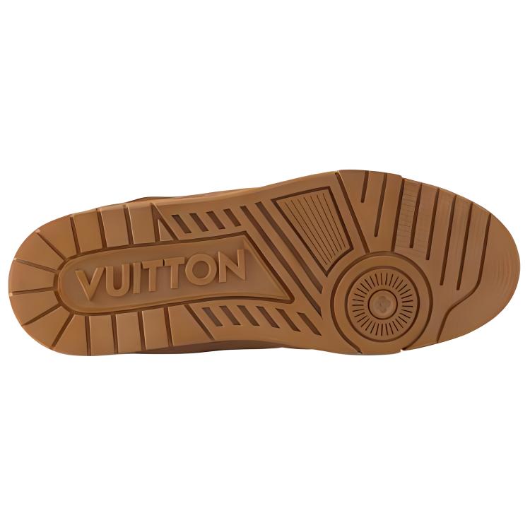 Мужские кеды Louis Vuitton Trainer 2025 (коричневые) — фото 6
