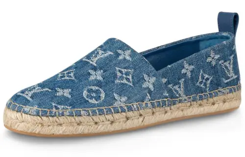 LOUIS VUITTON Starboard Shoes 'Denim Monogram' Women's