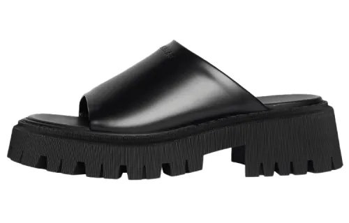 Balenciaga Tractor Slide Black