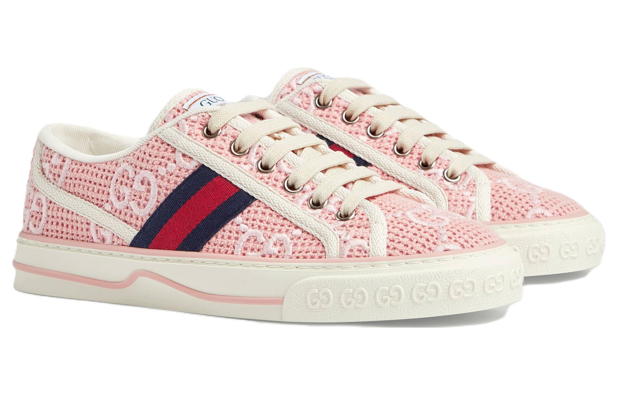 Кеды Gucci Tennis 1977 (розовые) — фото 2