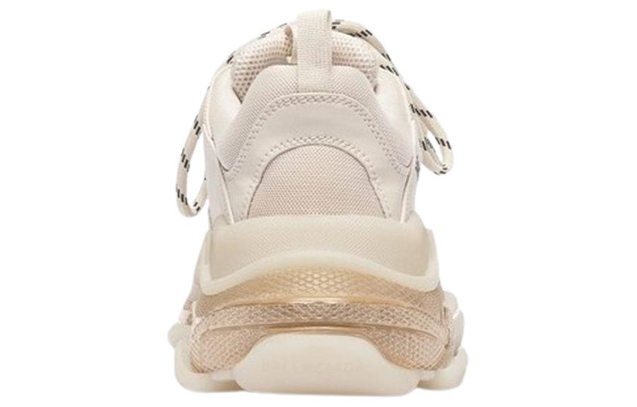 Мужские кроссовки Balenciaga Triple S Clear Sole (бежевые) — фото 5