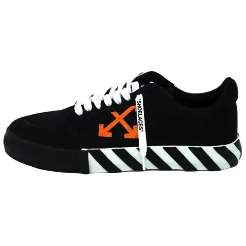 OFF WHITE Vulcanized Low Black Orange Canvas