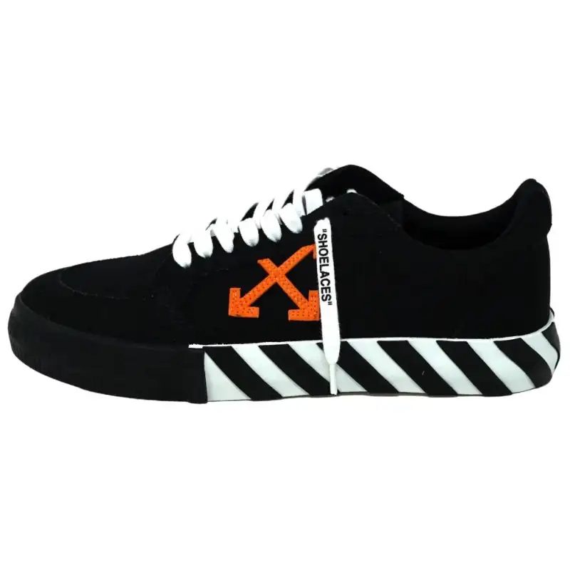 OFF WHITE Vulcanized Low Black Orange Canvas