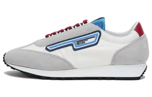 PRADA Textile, Leather Breathable Low top Casual Shoes