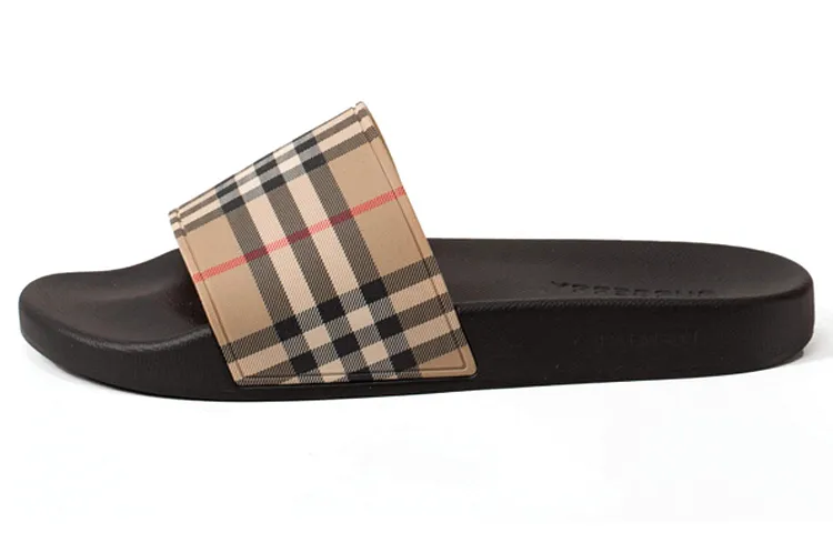 Burberry Vintage Check Slides Archive Beige