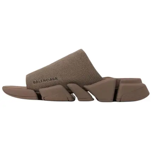 Balenciaga Slide Slippers Men's Umber