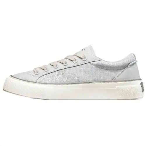 DIOR B33 Sneaker White Smooth Calfskin Oblique Jacquard