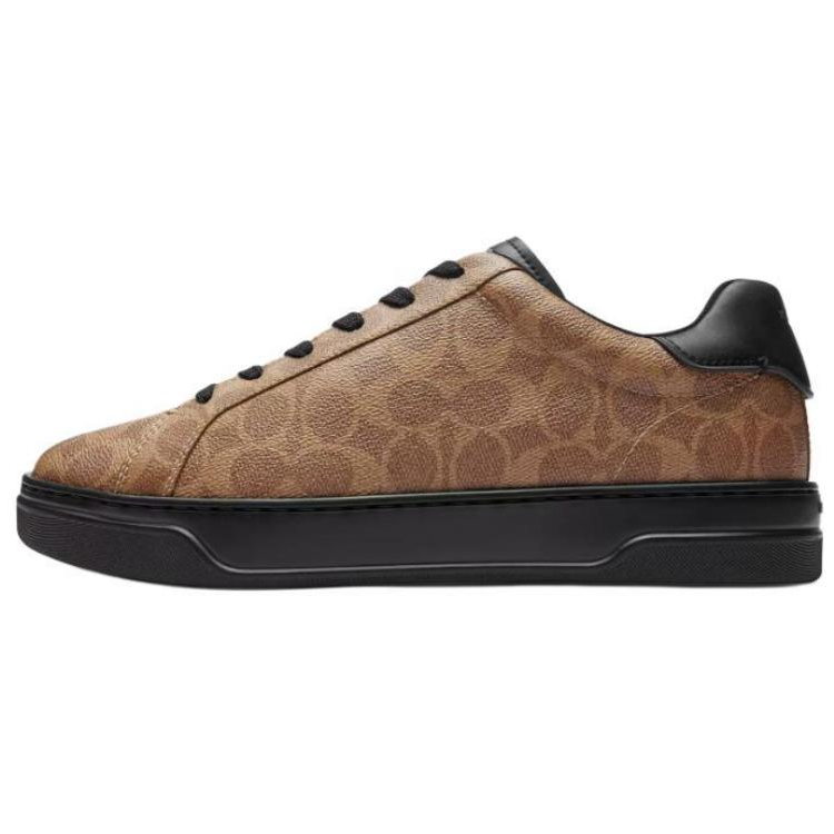 Мужские кеды COACH Highline (коричневые)