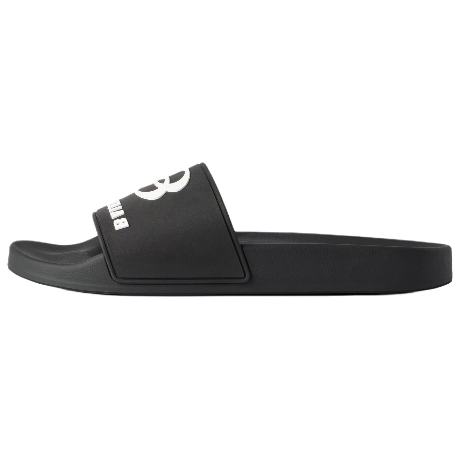 Balenciaga Pool Slide Slippers Men's Black