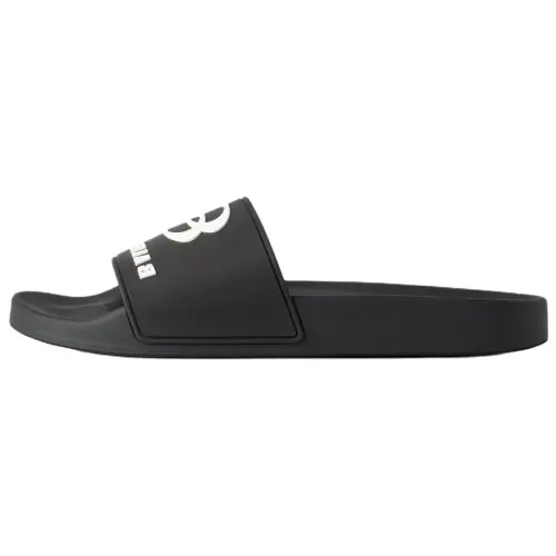 Balenciaga Pool Slide Slippers Men's Black