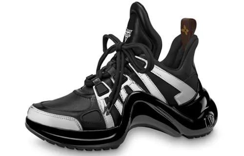 LOUIS VUITTON Lv Archlight Sports Shoes Black/Silver Women's