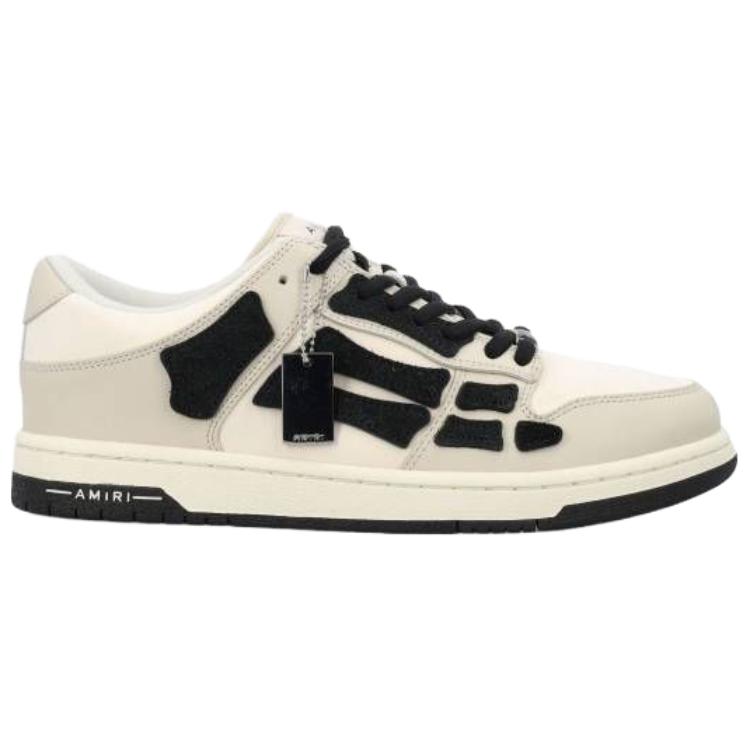 AMIRI Skel Low Top Beige Black
