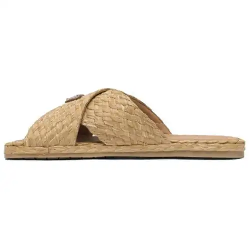 PRADA Slide Slippers Men's Brown
