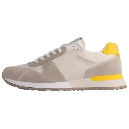 LOUIS VUITTON Run Away Cow Leather Low top Casual Shoes Men's Taupe
