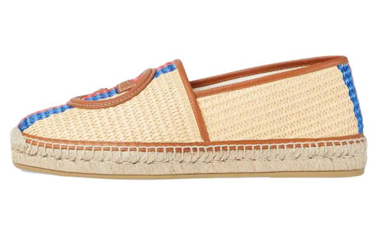 Мужские слипоны Gucci Interlocking (бежевые)