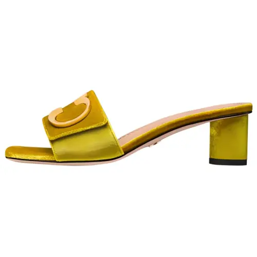 DIOR C'est Dior Slide Slippers Women's Yellow