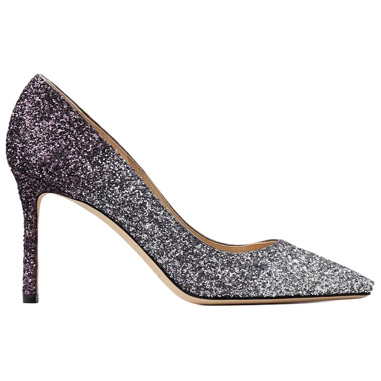 Jimmy Choo Romy 85mm Glitter-effect Pumps