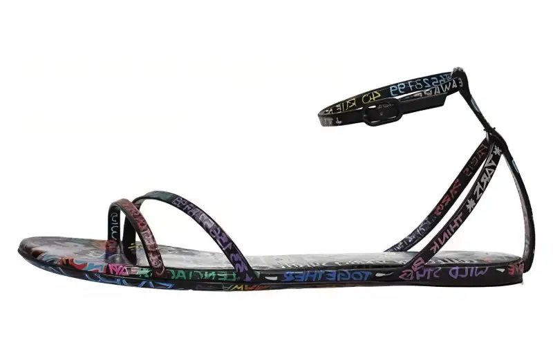 Balenciaga One Strap Sandals Women's Black