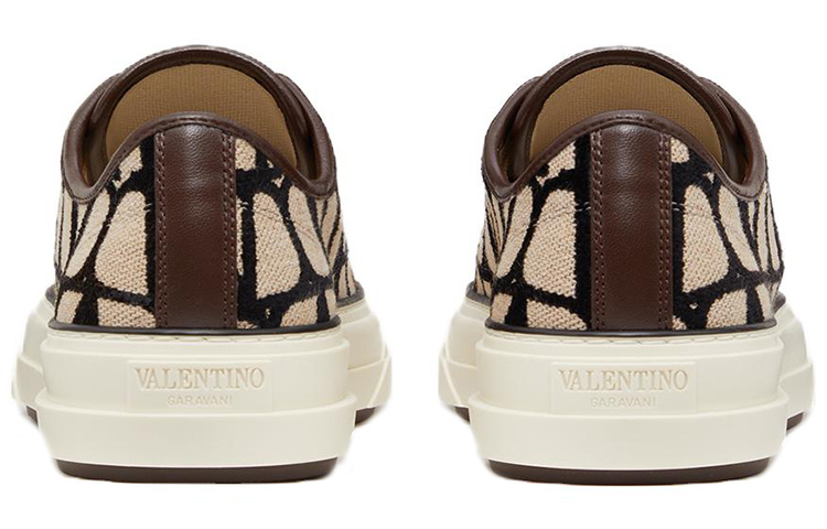 кеды Valentino TOTALOOP (бежево-черные) — фото 5