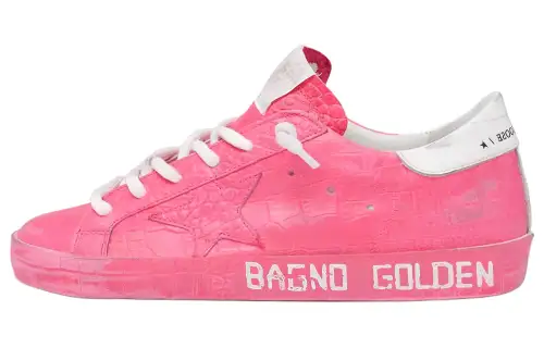Golden Goose Super Star Stylish Skateboarding Shoes Women's Pink