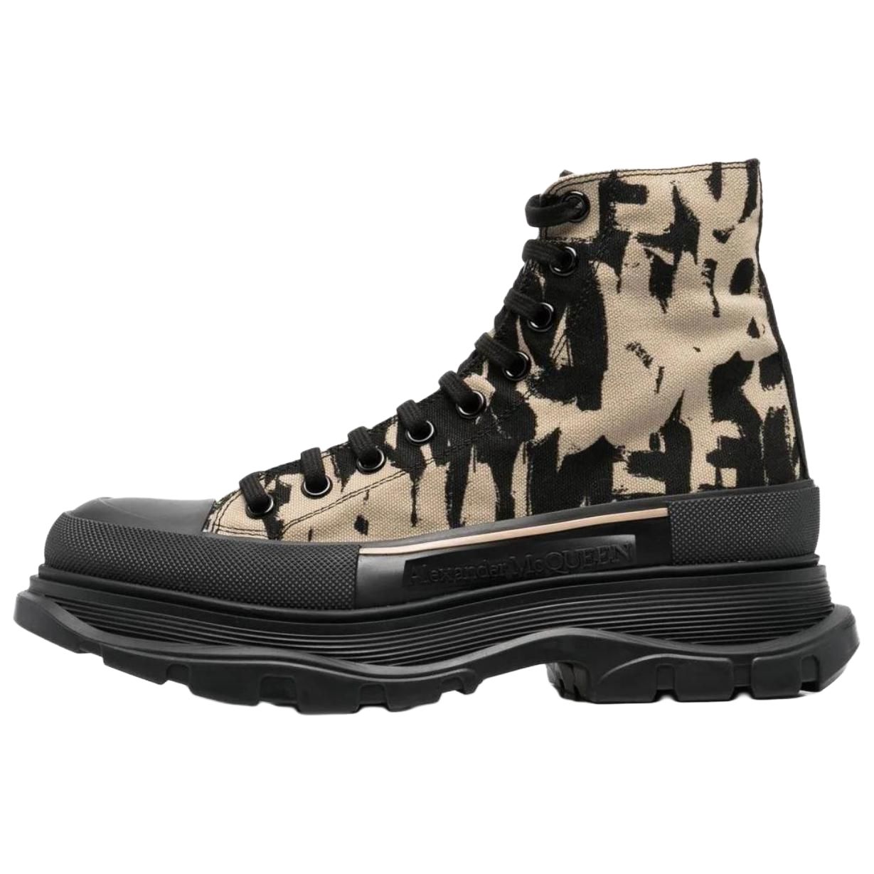 Мужские ботинки Alexander Alexander McQueen Tread Slick (бежевый)