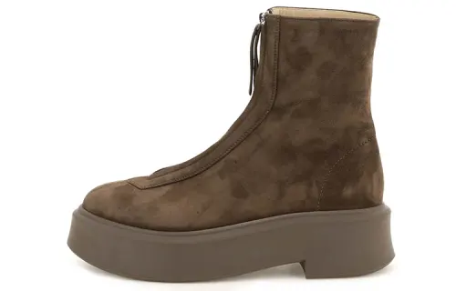 THE ROW Constance Ankle Boots Women's Brown