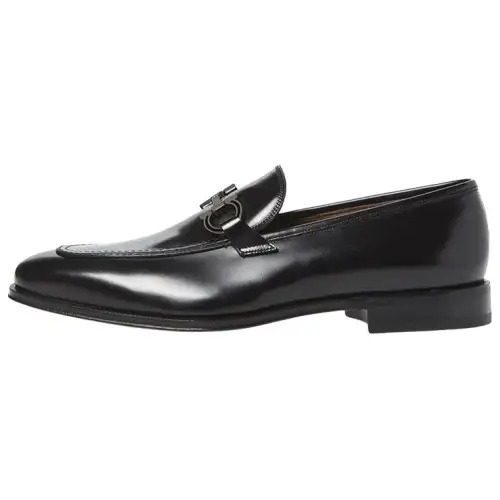 Ferragamo Men's Casual Shoes Men's Low Top Black