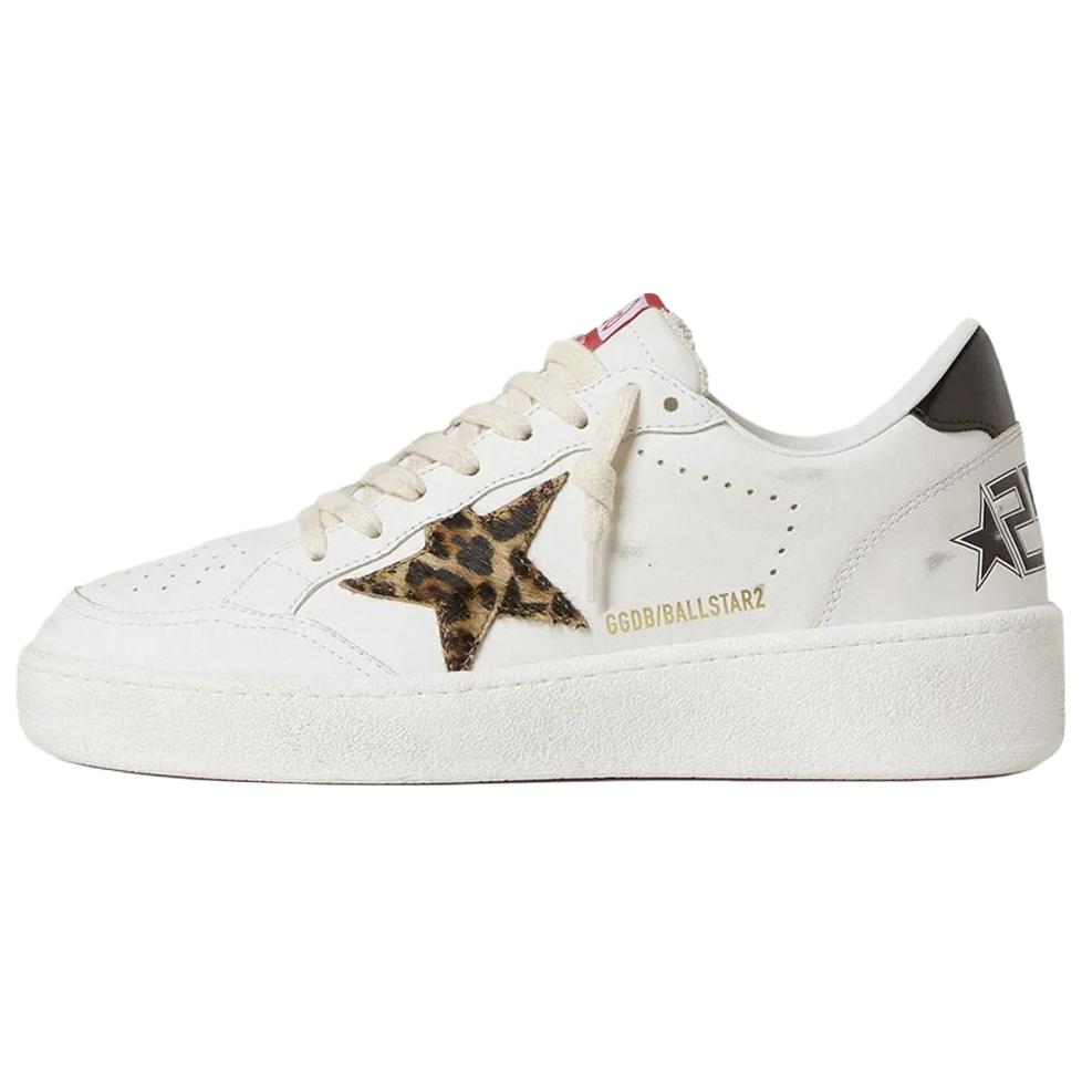 Женские кеды Golden Goose Ball Star (белые)